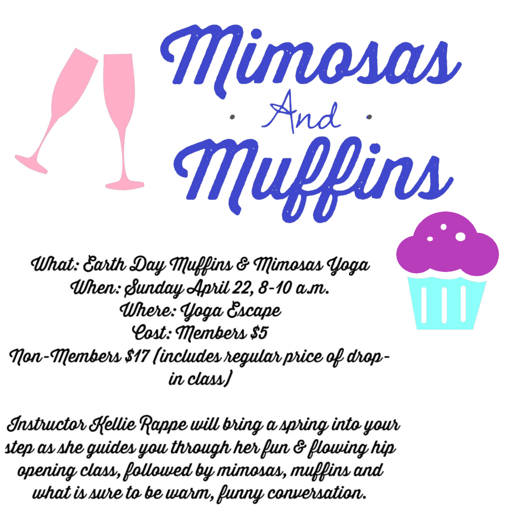 mimosas and muffins and yoga